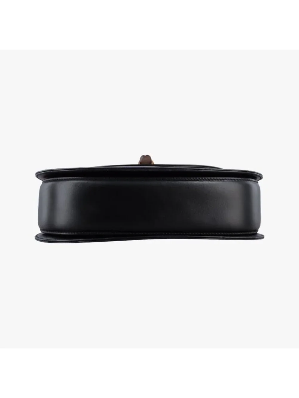 Gucci Bamboo Black Leather Handbag